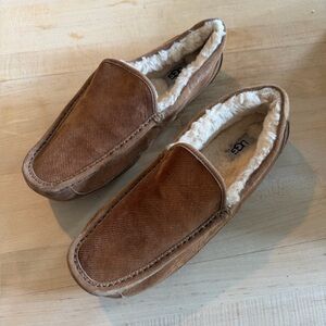 UGG Men's Ascot Corduroy I| UGGplush Lined Driver Chestnut Size 10